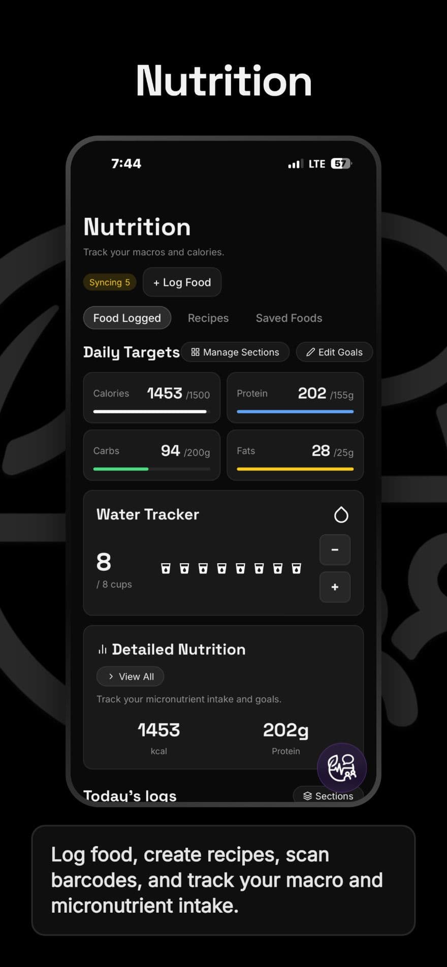 Nutrition screen
