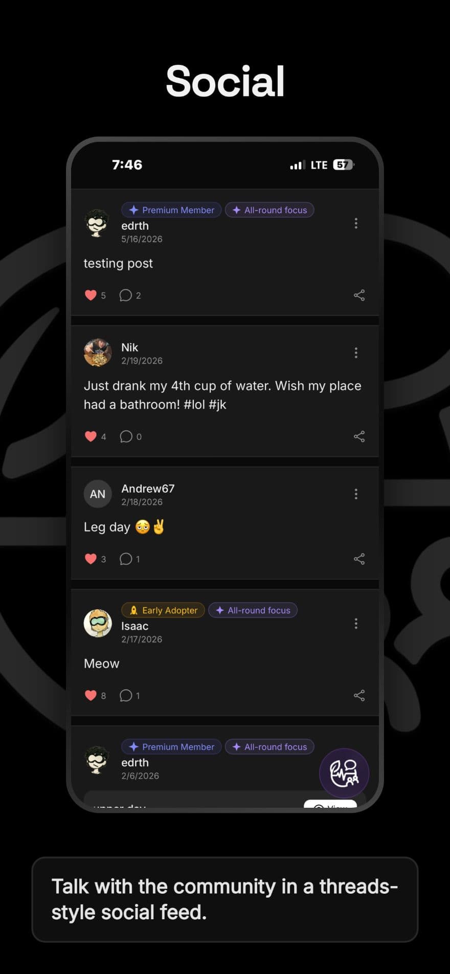 Social screen